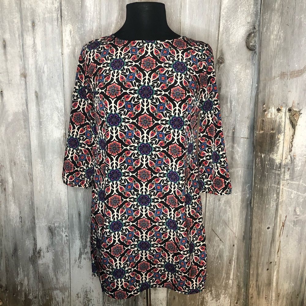 Patterned swing dress